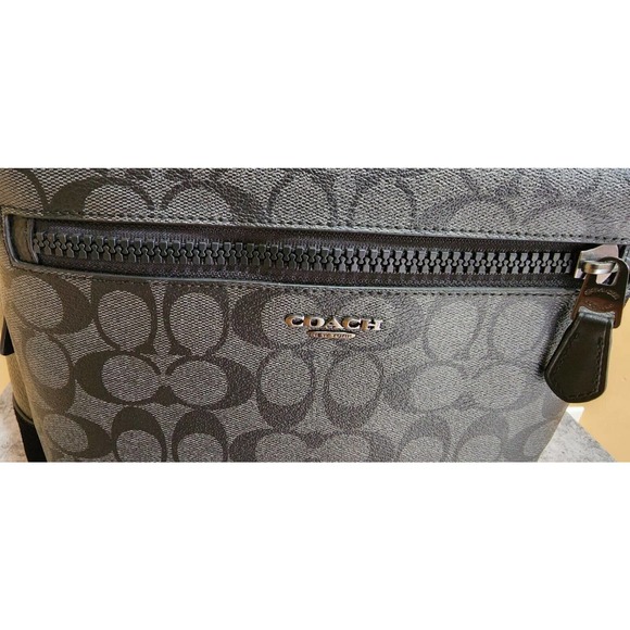 Disney x Marvel Black Panther Leather Backpack w/ Signature Canvas - Picture 3 of 7